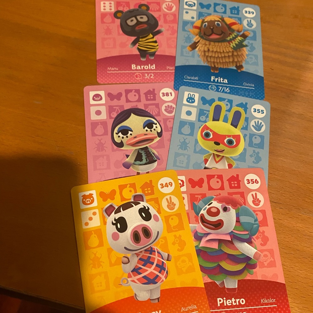 Animal Crossing Series 4 amiibo cards